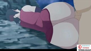 Sarada Uchiha Hard Fucking And Getting Big Creampie In Forest | Naruto Hentai 4k 60fps