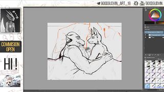 55 Speed Paint - Kinktober After sex time