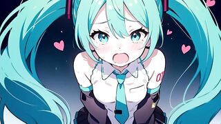 Hatsune miku lovey-dovey sex hentai art and voice