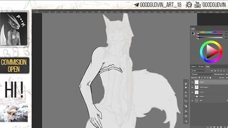 56 Speed Paint - Kinktober Corset