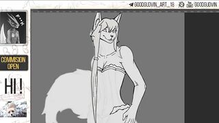 56 Speed Paint - Kinktober Corset