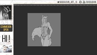 56 Speed Paint - Kinktober Corset