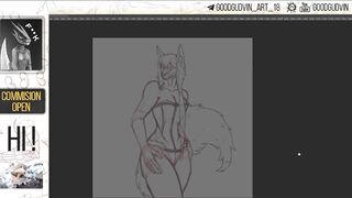 56 Speed Paint - Kinktober Corset