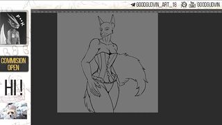 56 Speed Paint - Kinktober Corset