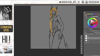 56 Speed Paint - Kinktober Corset