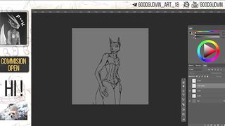 56 Speed Paint - Kinktober Corset