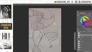 57 Speed Paint - Kinktober face sitting