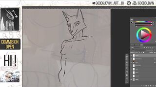 57 Speed Paint - Kinktober face sitting