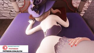 Futanari Amber Hard Fucking Lisa And Big Creampie | Hottest Futa Genshin Impact 4k 60fps