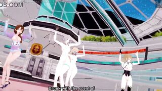 Pussyverse: ||MMD|| (CHUNG HA) - Stay Tonight (Hoyogirls)(Lumine, Stelle, Kiana, Nicole)