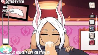 Mirko Bunny Girl Sloppy Dick Sucking Cum Mouth - Hole House