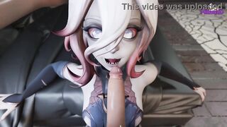 Brier from League of Legends gave a juicy blowjob