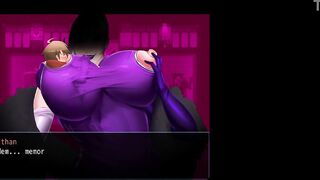 Mistress's boobs sucked on - hentai game