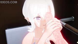 ペロペロする可愛い女の子