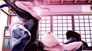 Mona x Raiden Genshin Impact