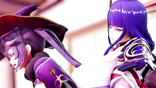 Mona x Raiden Genshin Impact