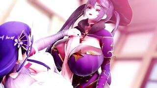 Mona x Raiden Genshin Impact