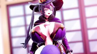 Mona x Raiden Genshin Impact