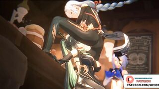 GENSHIN IMPACT TAWERN FUTANARI BLOWJOB PARTY - HOTTEST GENSHIN FUTA HENTAI ANIMATION 4K 60FPS