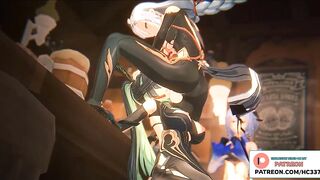 GENSHIN IMPACT TAWERN FUTANARI BLOWJOB PARTY - HOTTEST GENSHIN FUTA HENTAI ANIMATION 4K 60FPS
