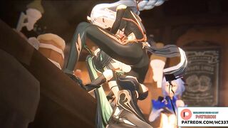 GENSHIN IMPACT TAWERN FUTANARI BLOWJOB PARTY - HOTTEST GENSHIN FUTA HENTAI ANIMATION 4K 60FPS