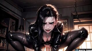 Starving vampire sucks and fucks