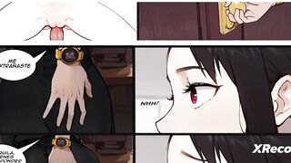 Kaguya Shinomiya gets her creamy pussy fucked