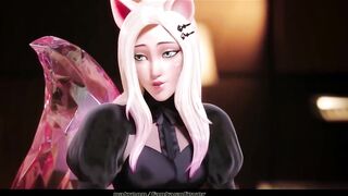 K/DA girls hot lesbian scene
