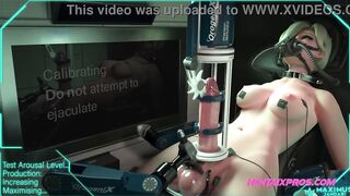 Edging a Futanari to the max for the best Explosive Orgasm - 3D