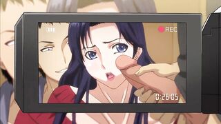 Esposa en grupo sexual siendo grabada