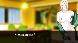 FUCKING GRANDMA TSUNADE AFTER BEATING HER AT HER OWN GAME - NARUTO FAMILY VACATION