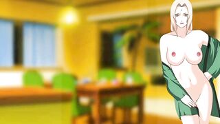 FUCKING GRANDMA TSUNADE AFTER BEATING HER AT HER OWN GAME - NARUTO FAMILY VACATION