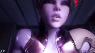 Widowmaker rides dick