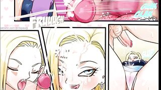Krillin Se Folla a 18 Antes De Que Bills Destruya Todo - Dragon Ball Hentai