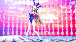 【MMD BlueArchive 4k/60fps】《Asuma Toki (飛鳥馬トキ)》~《DECO27 ft. 初音ミク (Hatsune Miku) ラビットホール》