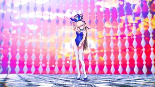 【MMD BlueArchive 4k/60fps】《Asuma Toki (飛鳥馬トキ)》~《DECO27 ft. 初音ミク (Hatsune Miku) ラビットホール》