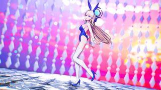 【MMD BlueArchive 4k/60fps】《Asuma Toki (飛鳥馬トキ)》~《DECO27 ft. 初音ミク (Hatsune Miku) ラビットホール》