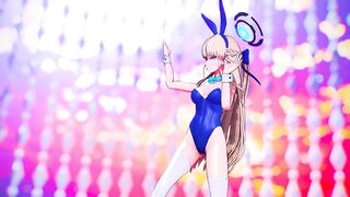【MMD BlueArchive 4k/60fps】《Asuma Toki (飛鳥馬トキ)》~《DECO27 ft. 初音ミク (Hatsune Miku) ラビットホール》