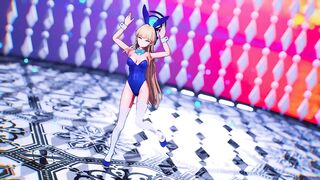 【MMD BlueArchive 4k/60fps】《Asuma Toki (飛鳥馬トキ)》~《DECO27 ft. 初音ミク (Hatsune Miku) ラビットホール》
