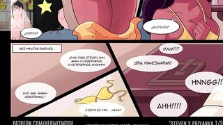 Steven Universe fucks with his brunette milf stepmom