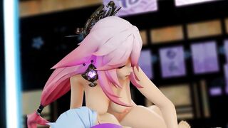 Yae Miko get fuck by Ayato