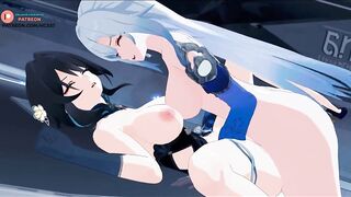 HONKAI IMPACT FUTANARI PARTY HENTAI 4K SOUND