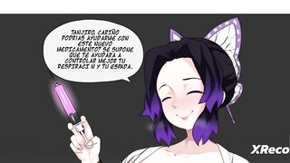 Mitsuri y Shinobu follan la enorme polla de tanjiro xx