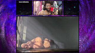 Bald Pussy Jill Valentine Fiercely Masturbates Herself In Front Of Cock Hard Coomers With A Dildo