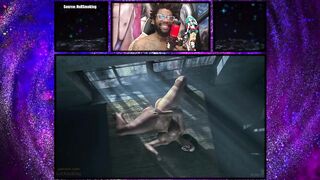 Bald Pussy Jill Valentine Fiercely Masturbates Herself In Front Of Cock Hard Coomers With A Dildo