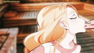 Sauna Blowjob Hentai Cartoon Porn Animation