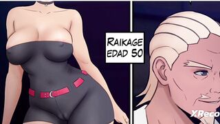 Sarada receives a hard fuck from the raikage xxx naruto