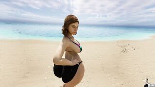 Smashing my married PAWG Teacher on the beach