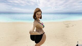 Smashing my married PAWG Teacher on the beach