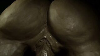 BOUNCING ASS PUMPS CUM FROM A MONSTER COCK - PORN ANIMATION BY DRIPPINGCLAY
